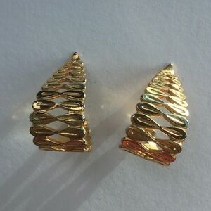 Infinity Knot Goldtone Earrings